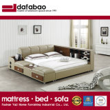2017 Latest Design Leather Bed for Bedroom Set (FB8048A)