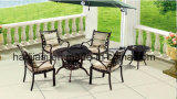 Outdoor /Rattan / Garden / Patio / Hotel Furniture Cast Aluminum Chair &Barbecue Table Set (HS3192C &HS 6122DT)