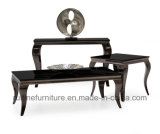 Modern Glass Top Chrome Lamp Table / Side Table / End Table