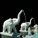 Natural Granite and Marble Carving Elephant Statues