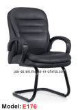 Modern Wood Office Furniture Hotel Leather Arm Meeting Chair (E176)