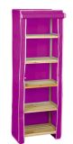 5 Layers Non-Woven Shoes Storage Cabinet with Fabric Cover