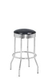 Simple Bar Stool with Iron Frame, Fs-90038
