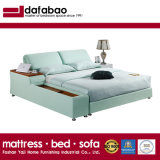 Light Blue Fabric Bed Hotel Modern Bedroom Furniture Fb8047b