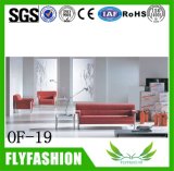of-19 Modern Office Sofa Leather Durable Comfortable Homeused Upholstered Red Sofa