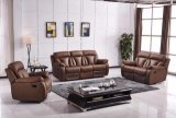 3+2+1 Seat Living Room Furniture Genuine Leather Recliner Sofa