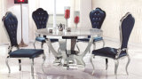 Cheap Silver Stainless Steel Round Dining Table for Wholesale