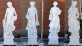 White Marble Sculpture for Garden Decoration/Carving Animal Sculpture