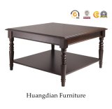 Square Wooden Center Coffee Cocktail Table HD916
