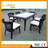 Cheap Price High Quality Outdoor Furniture Elegant Rattan Dining Table Set Patio Wicker Furniture