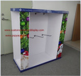 Half Pallet Display with Metal Hooks for Christmas Gifts for Pet Products, with 3 Sides to Demonstrate Your Products