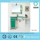 Hot Sale Bathroom Glass Basin Vanity (BLS-2148)