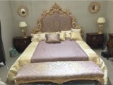 Middle East Style Hotel Luxury Antique 5 Star Room/European Style Kingsize Bedroom Furniture/Classic (NPHB-1204)