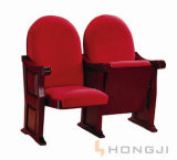 Hongji Wood Armrest Fabric Cushion Church Chair in The Pulpit and in The Pews Church Chair