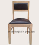 Solid Wood Frame Leather Uphystery Restaurant Dining Chairs