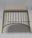 Dining Restaurant Stackable Gold Light Gray Wire Dining Bar Stools