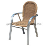 Leisure Garden Aluminum Frame Rattan Chair with Arm (SP-OC822)