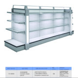 Double-Sided Lighted Glass Layer Cosmetic Shelf