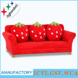 Three Seat Strawberry Fabric Sofa/ Home Sofa (SXBB-281-4)