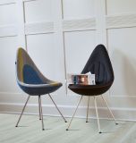 Moulded Foam Fabric Dining Chair