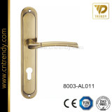 Wenzhou Door Hardware Aluminum Handle Set on Iron Plate (8003-AL011)