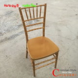 Ironman Style Gold Color PP Resin Chiavari Chair with Metal Bone