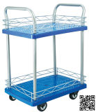 150kg Double Decker Hand Trolley with TPR Caster
