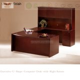 Fsc Certified Classical Wood Veneer Computer Desk (HY-D2416)