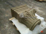 Beige Sandstone Column for Architectural Building Project