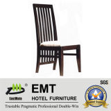 Creative Backrest Design Wooden Hotel Chair (EMT-HC82)