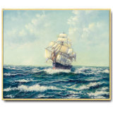 Wholesale High Quality Decoration Oil Painting, Home Decoration Painting, Art Painting Sail Boat Seascape Oil Painting)