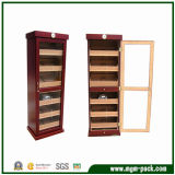 Large Capacity Cigar Cabinet with Full Glass Frame