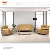 Modern Design Office Leather Sofa Covered with Metal Leg (HY-S983)