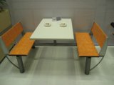 Cheap Conjoined Restaurant Table and Chair