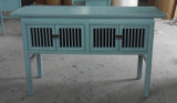 Asian 4 Caged Door Console Table Lwd533