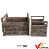 Fashionable French Antique Wooden Crate