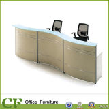 Office Furniture Front Desk Reception Beauty Curved Salon Reception Desk