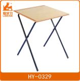Student Wood Testing Table with Chair of School Furniture
