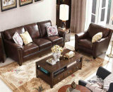 America Style Living Room Leather Sofa, Ikea Sofa (1704)