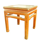 Chinese Old Square Wooden Stool Lws079