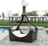 Outdoor /Rattan / Garden / Patio/ Hotel Furniture Rattan Lounge Chair with Tent (HS 9003)