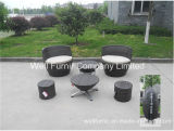 Stacktable Patio Set/Rattan Chair/Wicker End Table/Rattan Garden Furniture