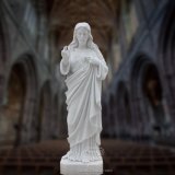 Religious Statue Sculpture, Marble Statue of Jesus T-6475