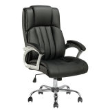 Black Soft Padding PU Office Executive Manager Boss Chair (FS-8741)