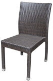 Commercial Outdoor Aluminum Rattan PE Wicker Side Chairs (WS-1729)