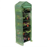 Hot Sales Garden Farm 5-Shelf Greenhouse with Mesh PE Cover