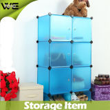 Blue Plastic DIY Storage Cbinet with Many Colors Available (FH-AL0525-6)
