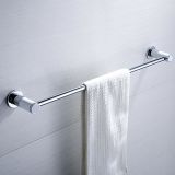 ABS&Stainless Bathroom Towel Bar White and Chrome Plated