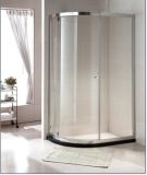 A-Mark Approved Tempered Glass Simple Shower Room with Pivot Door (C15)