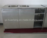 Kitchen Cabinet with Metal (HS-004)